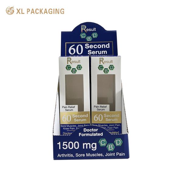 Skin Care Corrugated Paper Boxes Packaging Corrugated Retail Display Box