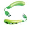 Buy cheap Cartoon Eggplant Shape 4 Ports Usb 2.0 High Speed Hub from wholesalers