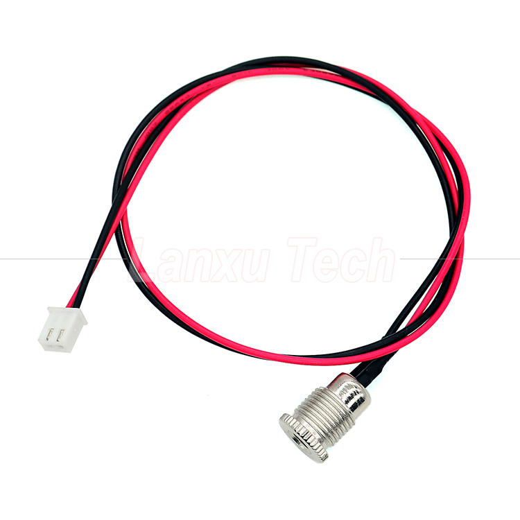 Waterproof DC Female Socket 5.5x2.1mm 5.5x2.5mm Jack DC099 to XH2.54 PH SH VH Connector Cable with Cap