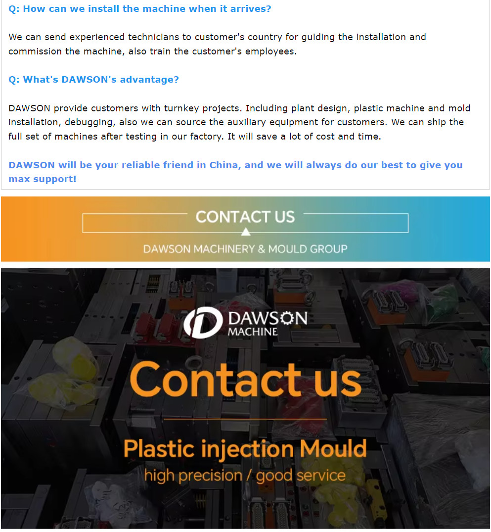 Plastic Manufacture Volume 100ML-300L Injection Molding Mould Maker for Testing Before Delivering