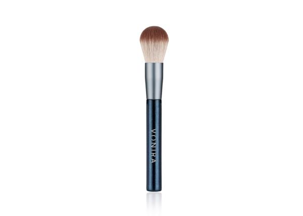 Naturally Function Corn Fiber Makeup Powder Brush With Glitter Birch Wooden
