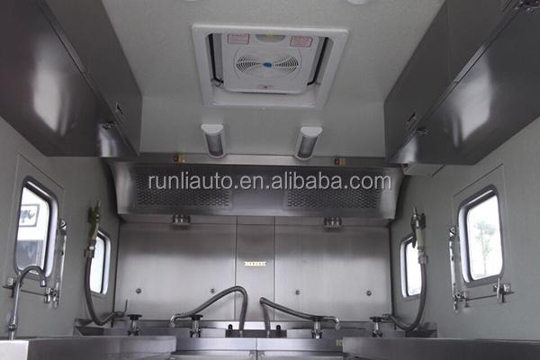 China Popular Gasoline Engine Mobile Catering Food Van