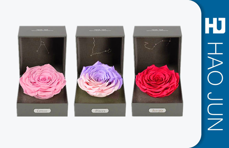 Luxury Custom Printing Design Cardboard Round Flower Boxes With Good Quality