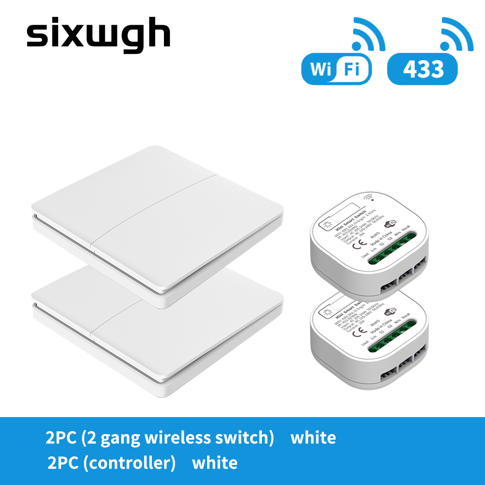 Wireless Tuya Smart Switch Set WiFi Remote Controller Timer