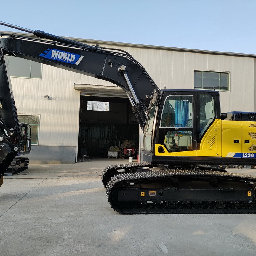 middle size Hydraulic Crawler Excavator 6-8m Max. Dumping Height 3.5-5km/H Travel Speed 0.8-1.2cbm bucket