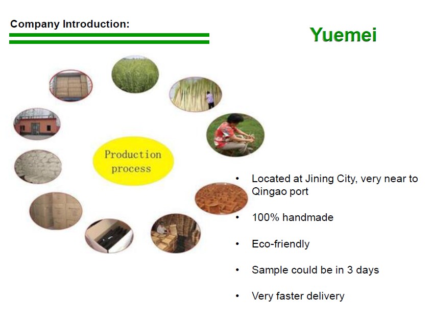 Wicker flower basket manufacturer factory with handle customised size