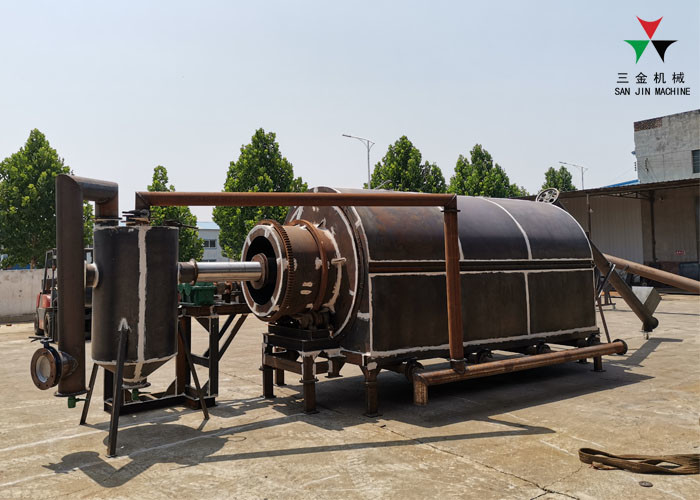 7.5kw Coconut Shell 400kg/H Charcoal Carbonization Machine
