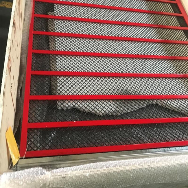 Poly Ripple Self Cleaning Wire Mesh For Black Vibrating Quarry Mining Sieving