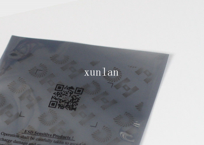 Black Hot Seal ESD Shielding Bag , Compound Structure ESD Protection Bag