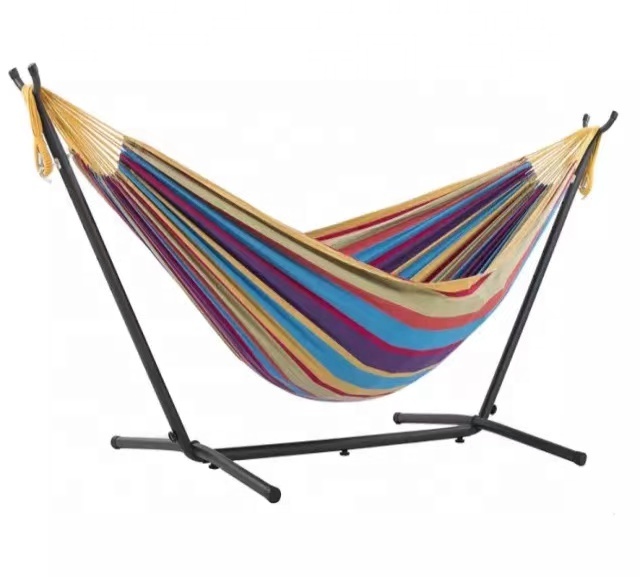 Customized Color Outdoor Garden Hammock With Stand Portable Swing Standing Hammock
