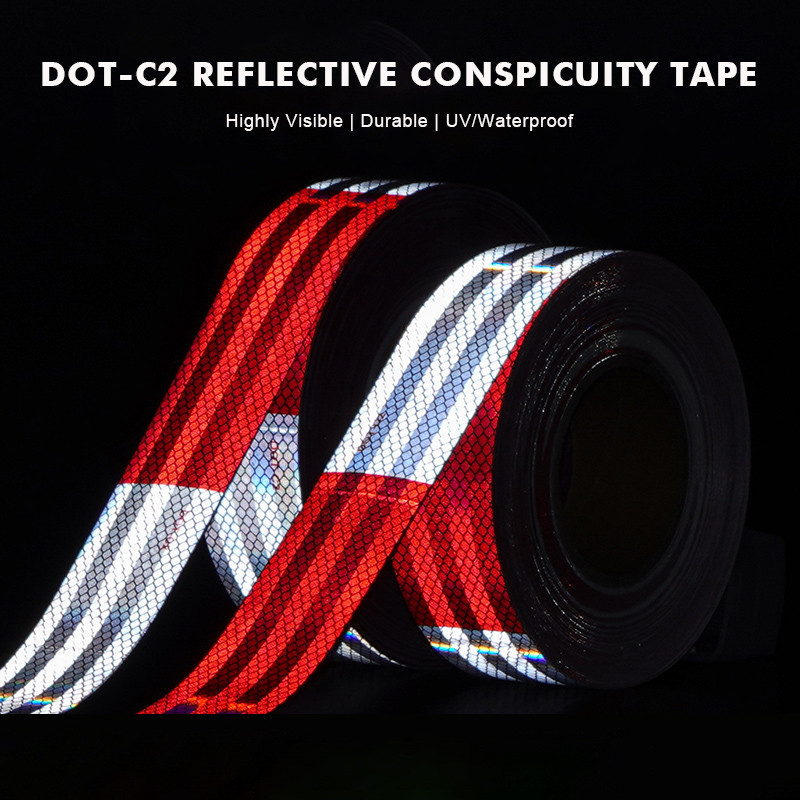 High Intensity Grade Self-adhesive ECE 104r Reflective Safety Warning Tape