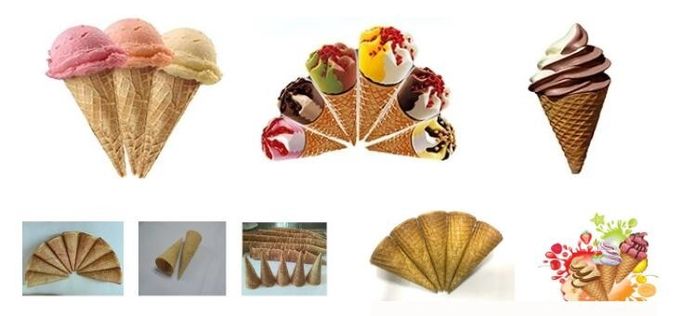 Automatic ice cream cone production line manufacturers direct can be customized size ice cream cone making machine