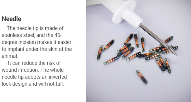 Automatic Springback Pets Animals Microchip Syringe