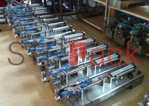  Semi Automatic Single Head Liquid Filling Machine , Milk Filling Machine 10 - 300ml Manufactures