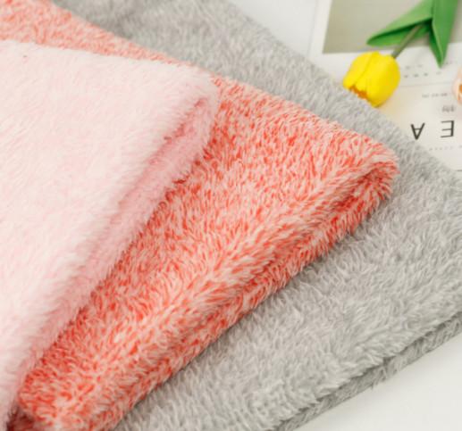 Two Color Double Side Polyester Fabric Clothing Comfortable Feeling 250GSM