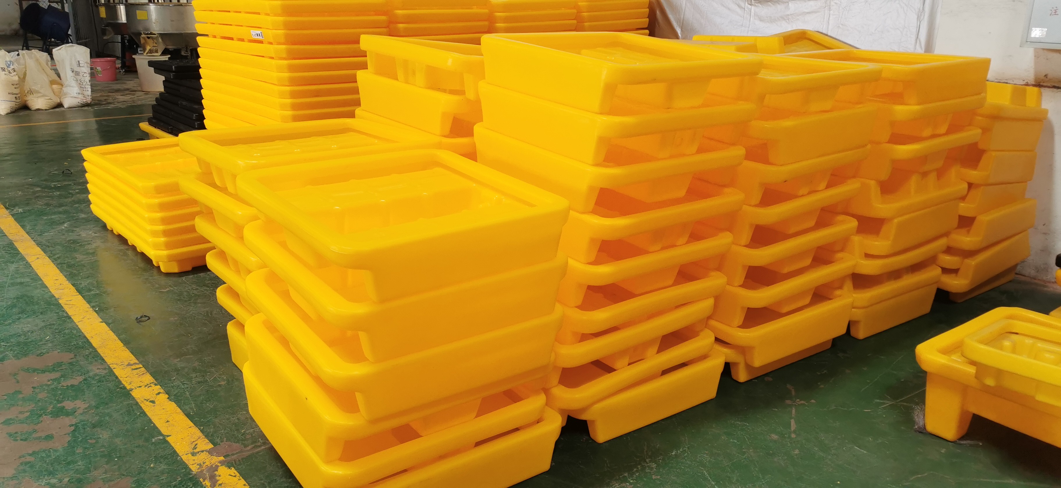 Logo Printing On Smooth High Durability Plastic Pallets Customizable Design