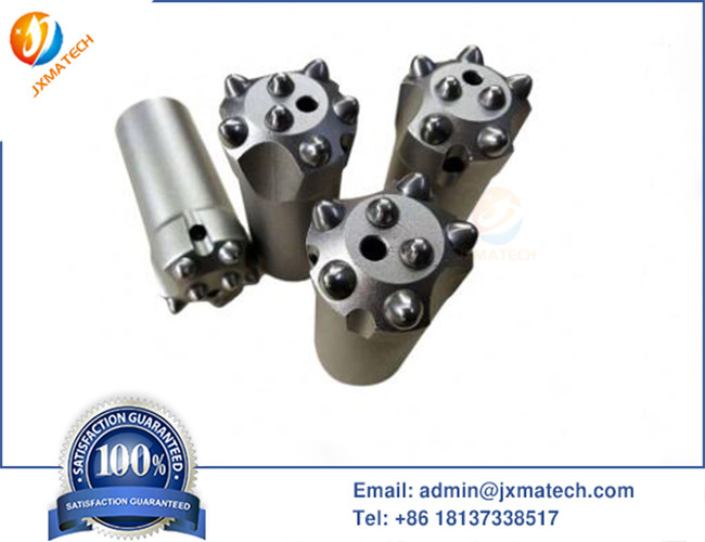 Buttons Tungsten Carbide Tapered Drill Bits For Cutting Metal