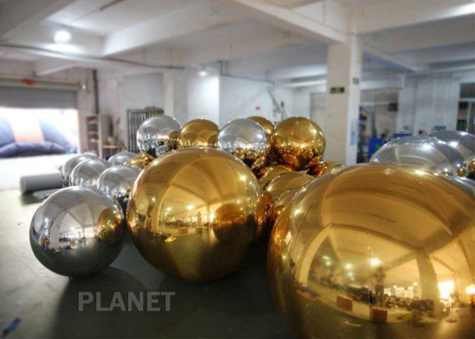Dazzle Color Reflective PVC Inflatable Mirror Ball For Decoration