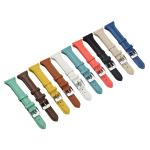 OEM Genuine Leather Watch Strap , 22mm Leather Watch Band Custom Shape