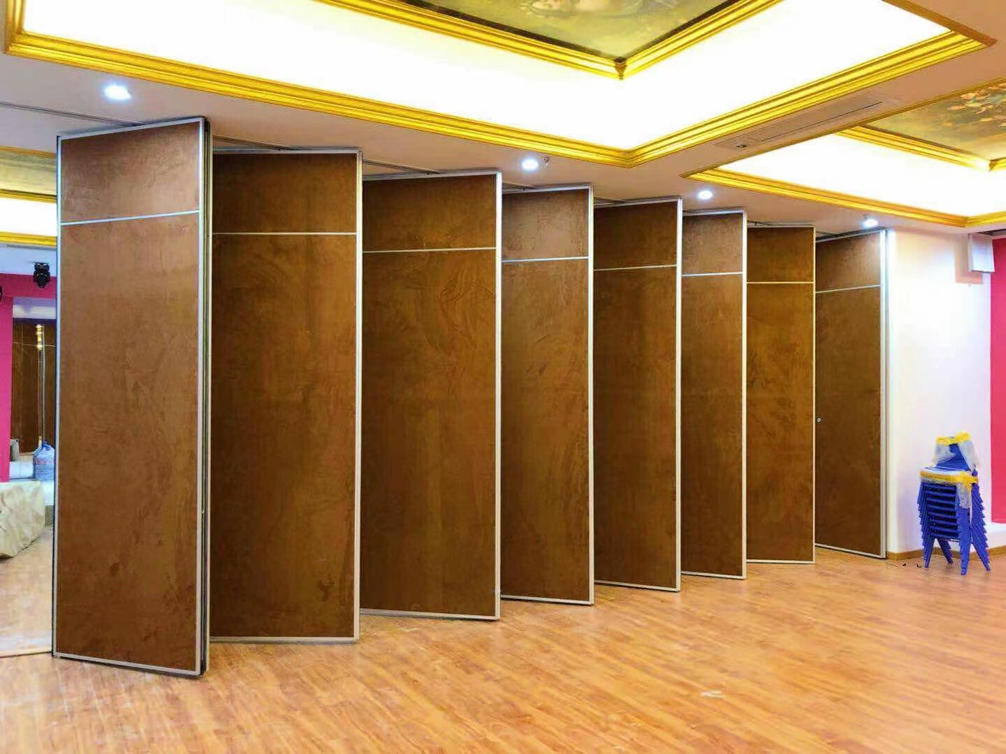 32-53db Soundproof Office Partition Wall Acoustic Wall Fabric With Sponge