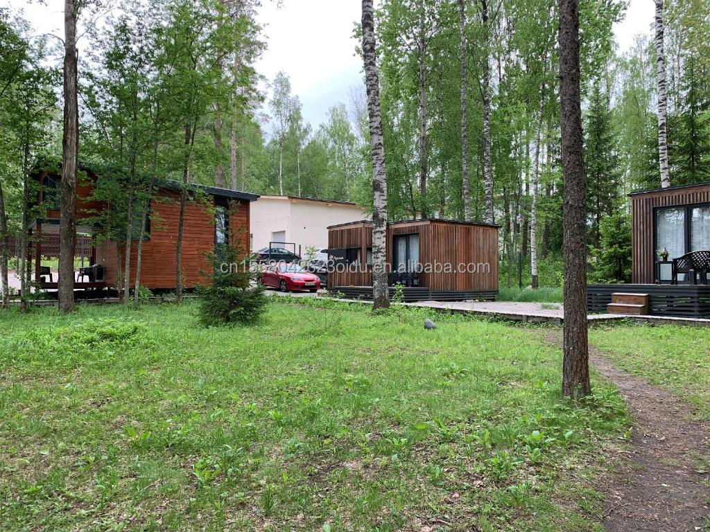 Modified Shipping Container 20ft Luxury Prefab Wooden House with Kitchen Bathroom and Container Room Quick Installation