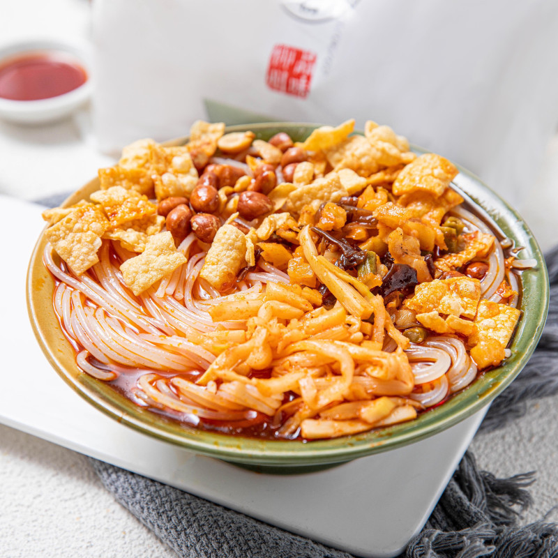 Single Package Rice Stick Noodles Low Fat Low Carb Coarse Cereal Product from Fujian