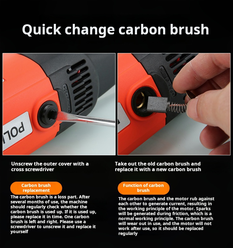 1400W Multi Function Power Buffer Polisher With Polishing Disc