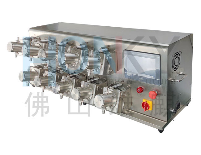 Manual Adjusting 10ml Ceramic Filling Pump For Lithium Battery Liquid Dispensing