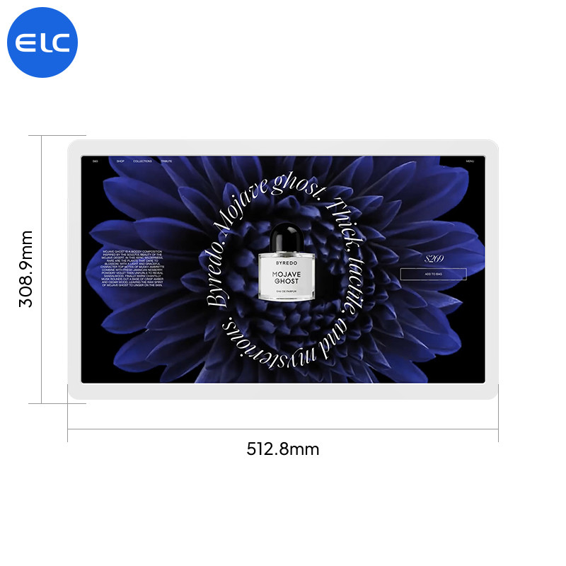 32 Inch RK3399 Wall Mounted Digital Signage Narrow Bezel Capacitive Touch Screen