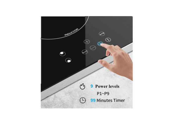 12 Inch 110V 50Hz Electric Double Burner Induction Cooktop