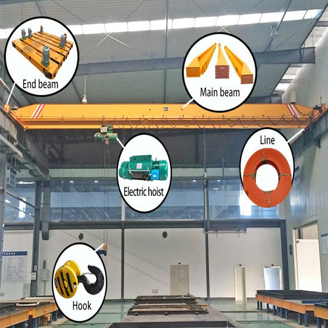 Stepless Control 30 Ton 30m Double Girder Bridge Crane
