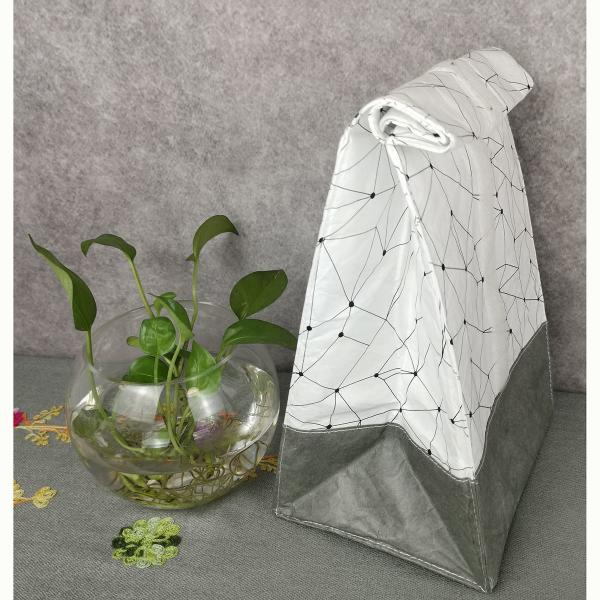 Rectangular Tyvek Backpack Diaper Storage Bag insulated Food Organization