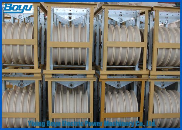 5x660x100 Five Nylon Wheels Diameter 660mm Stringing Block Conductor Size