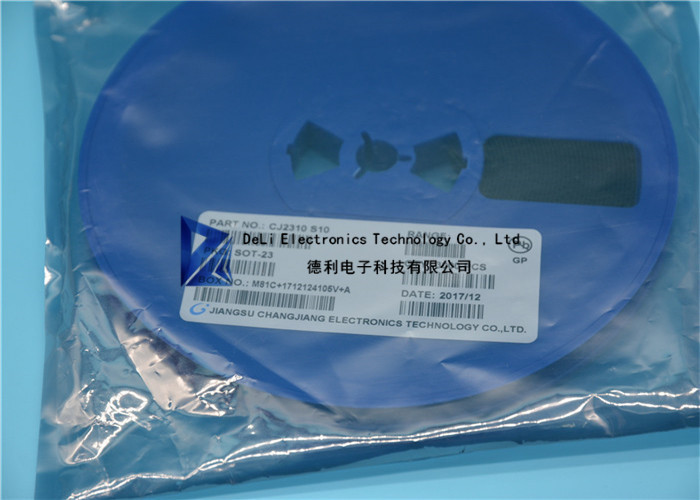 CJ2310 S10 Plastic Encapsulate Dual Gate Mosfet , High Power N Channel Mosfet