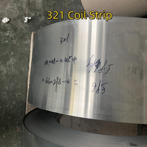 Grade 1.4541 X6CrNiTi1810 SUS 321 Stainless Steel Coil Cold Rolled 2B Polished 0