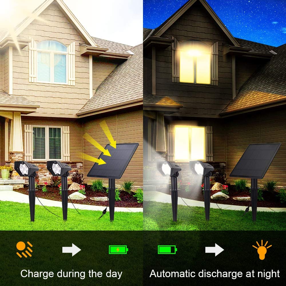 Solar light outdoor solar landscape spotlight