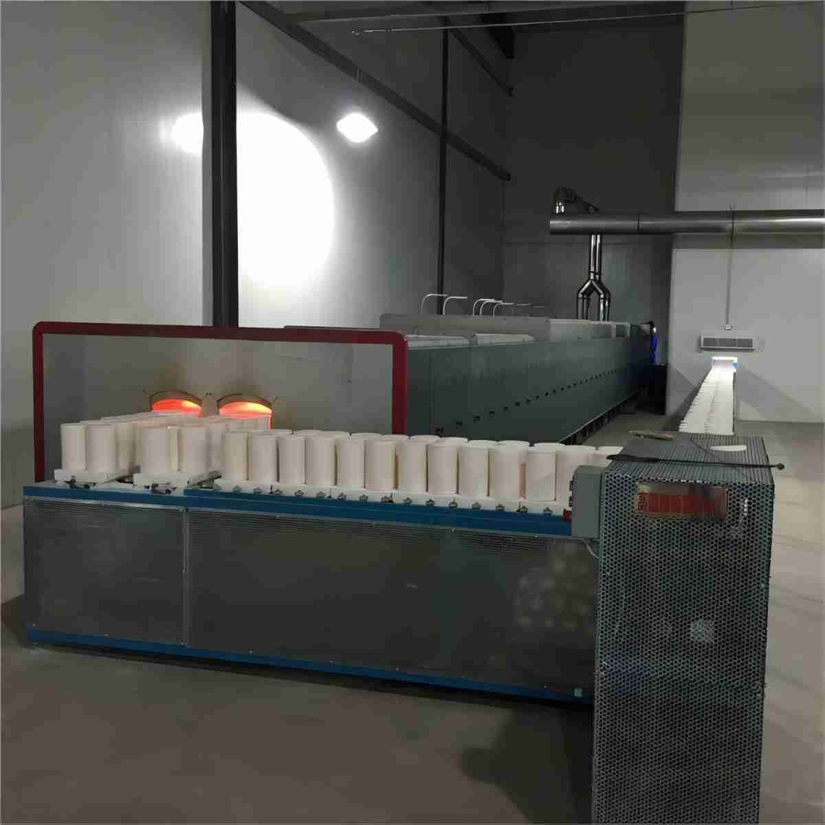 Protective Gas Atmosphere Pusher Furnace Continuous For Lithium Battery Cathode And Anode Materials