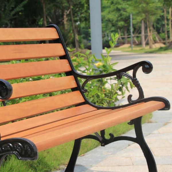Bao Tuo outdoor thickening of cast iron park chairs lounge chairs red 1.25