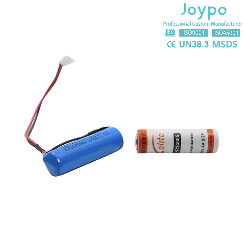 ER14505 3.6V 2700mAh Lithium Battery Cell AA Non Rechargeable Lithium Batteries