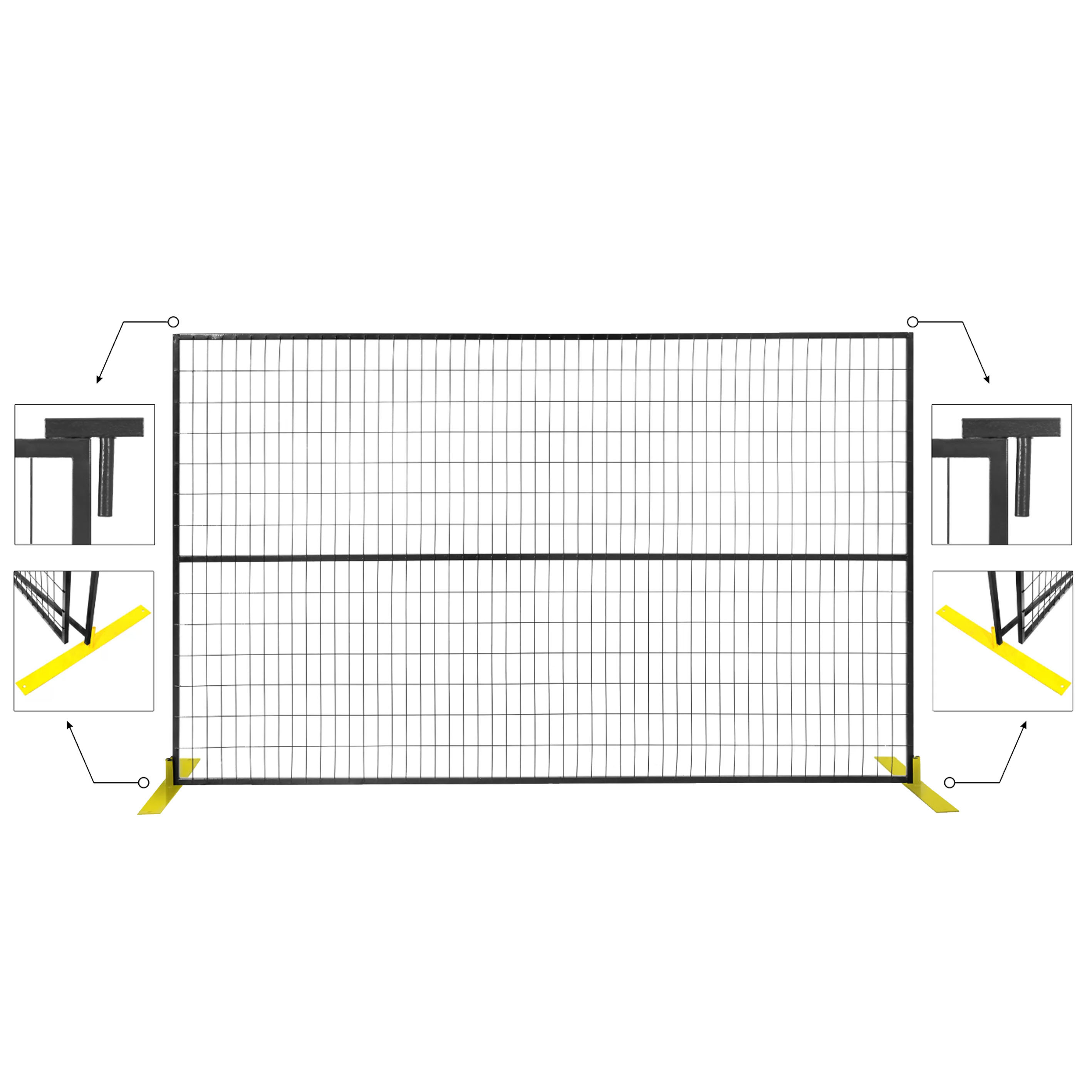 3.0mm Barrier Fence Temporary Fence Weld Agricultural Facilities
