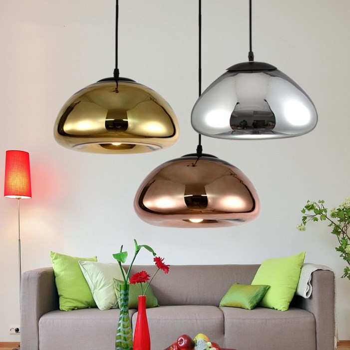 Tom Dixon Glass Ball Pendant Lights For Kitchen Dining room Restaurant Lamp (WH-GP-15)