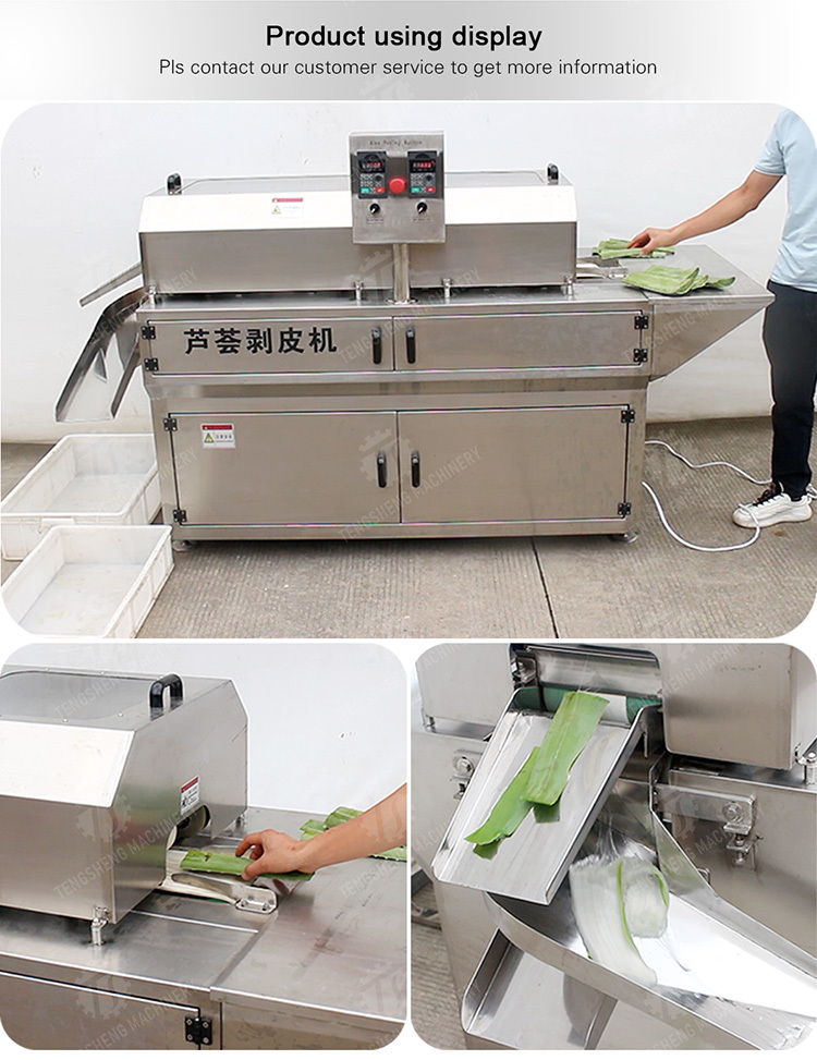 Aloe peeling machine processing production Peeling Machine