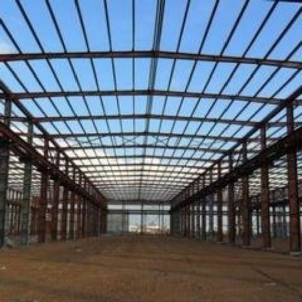 Industrial Insulated Steel Frame Buildings Construction With Metallic Materials
