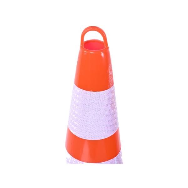 Weather Resistant Traffic Safety Cone With Weighted Base PVC Lift Ring Traffic