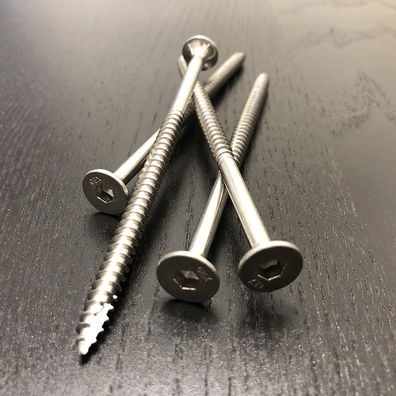 Bulge Batten Screws 14G x 125mm G304 Stainless Steel Screws T17