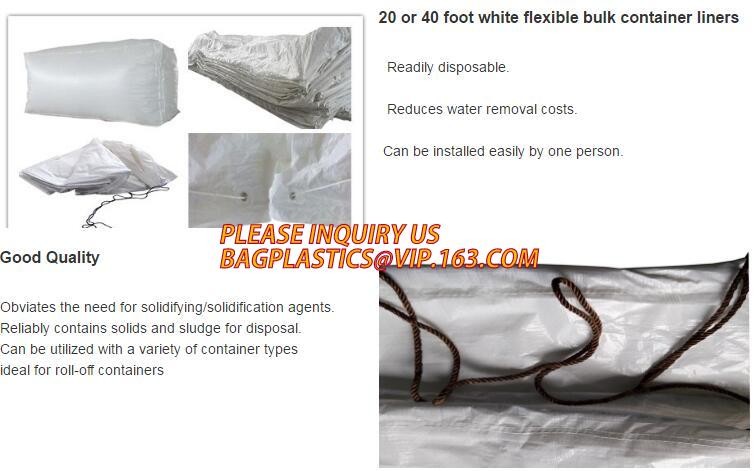 Open Top Drawstring 10 Mil Dumpster Container Liners,Drawstring Open Top 6 Mil Dumpster Container Liners, BAGEASE PAC