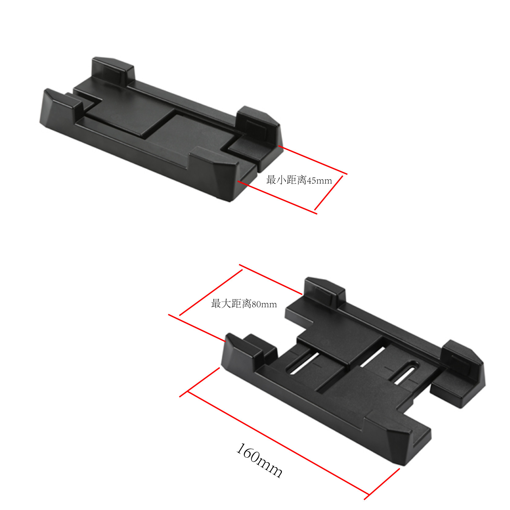 45mm Width 0.8mm SPCC Thin PC Cabinet With Vertical Stand Feet