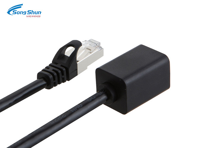 Ethernet Extension Network Patch Cord RJ45 Cat5e Male Female Shielded Panel Mount