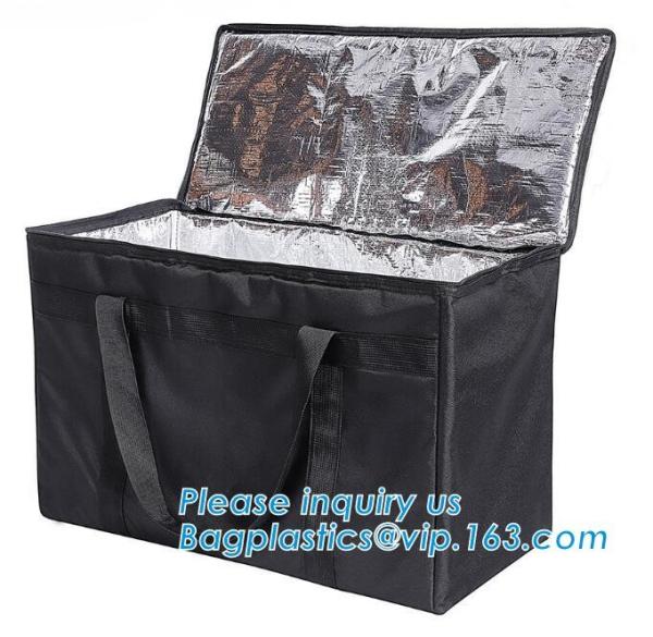 4mm Aluminium Foil Insulation PEVA 420D Polyester Cooler Bag,thermal insulation