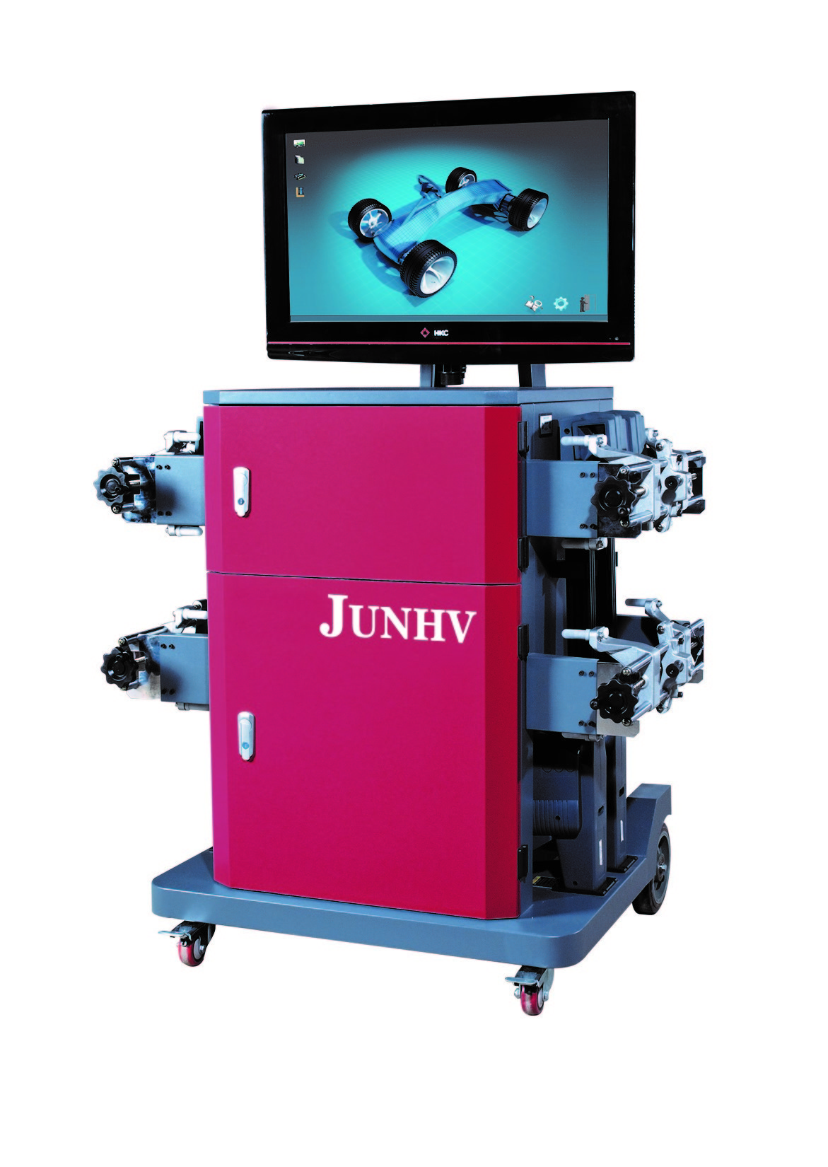 220V Wheel Alignment Machine , 4 Wheel Alignment Equipment With 8 Beam